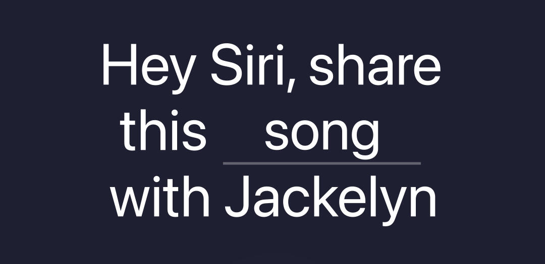 Share With Siri