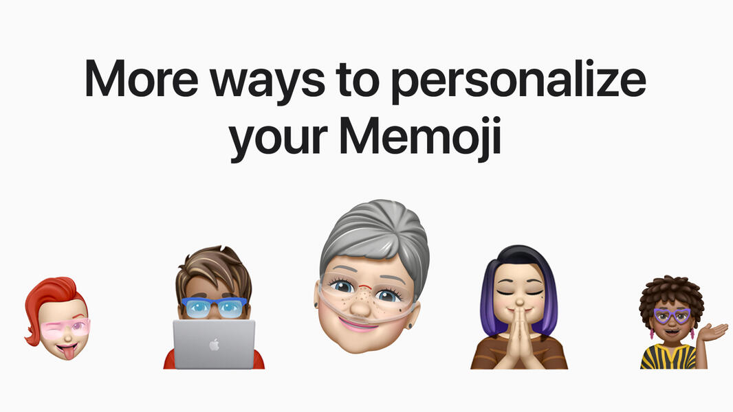 More Ways to Personalize Memoji