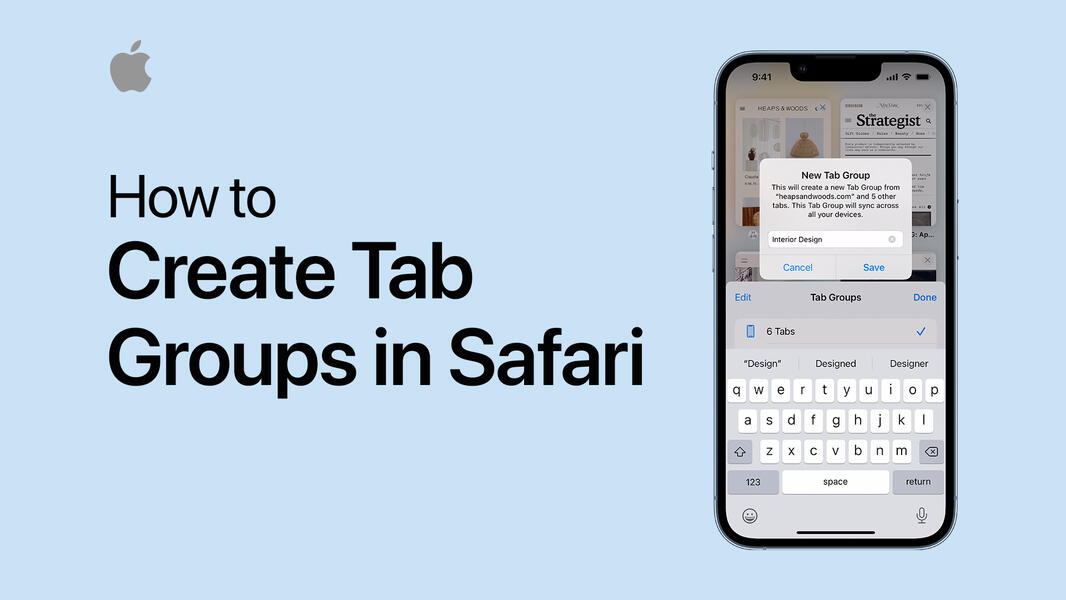Create Tab Groups in Safari